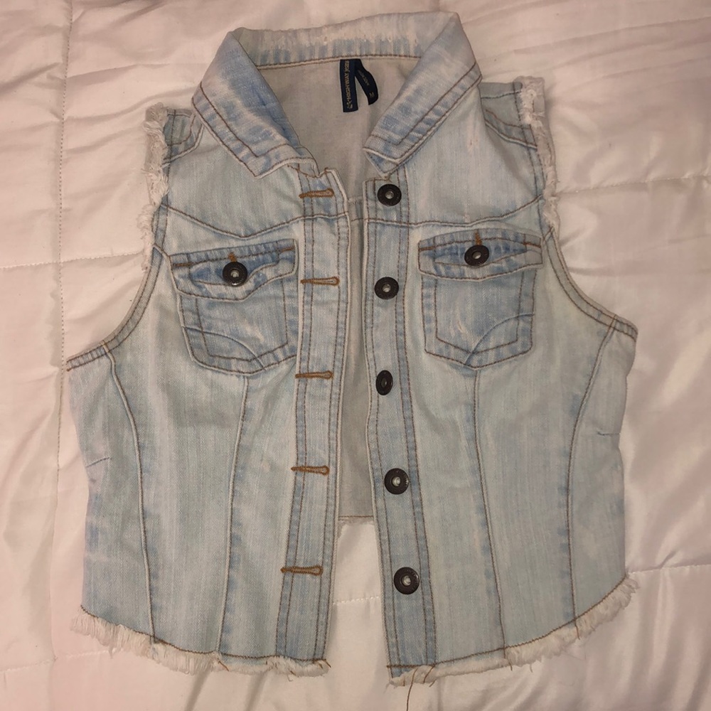 Light Wash Denim Jacket/Vest